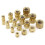 330Pcs Female Thread Knurled Nut M2 M3 M4 M5 Brass Threaded Insert Round Kit 5