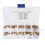 150Pcs M2.5 Brass Cylinder Knurled Nut Round Molded-in Insert Embedded Nuts Assortment Set 5