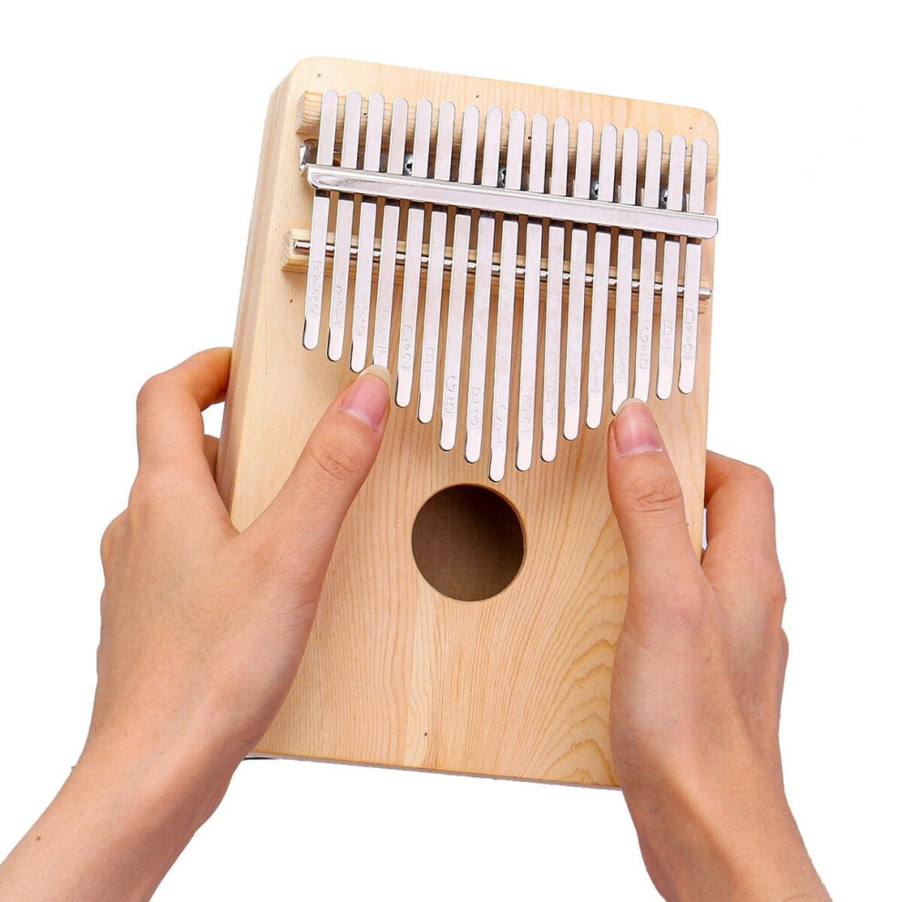 (10) 10/17 Keys Kalimbas Thumb Piano Solid Pine Plywood Wood Finger Percussion Gifts