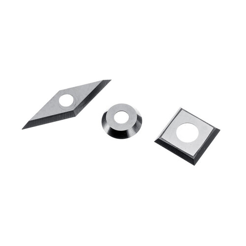 3PCS Tungsten Carbide Insert Cutter Set For Wood Turning Working Lathe Tool DIY 2