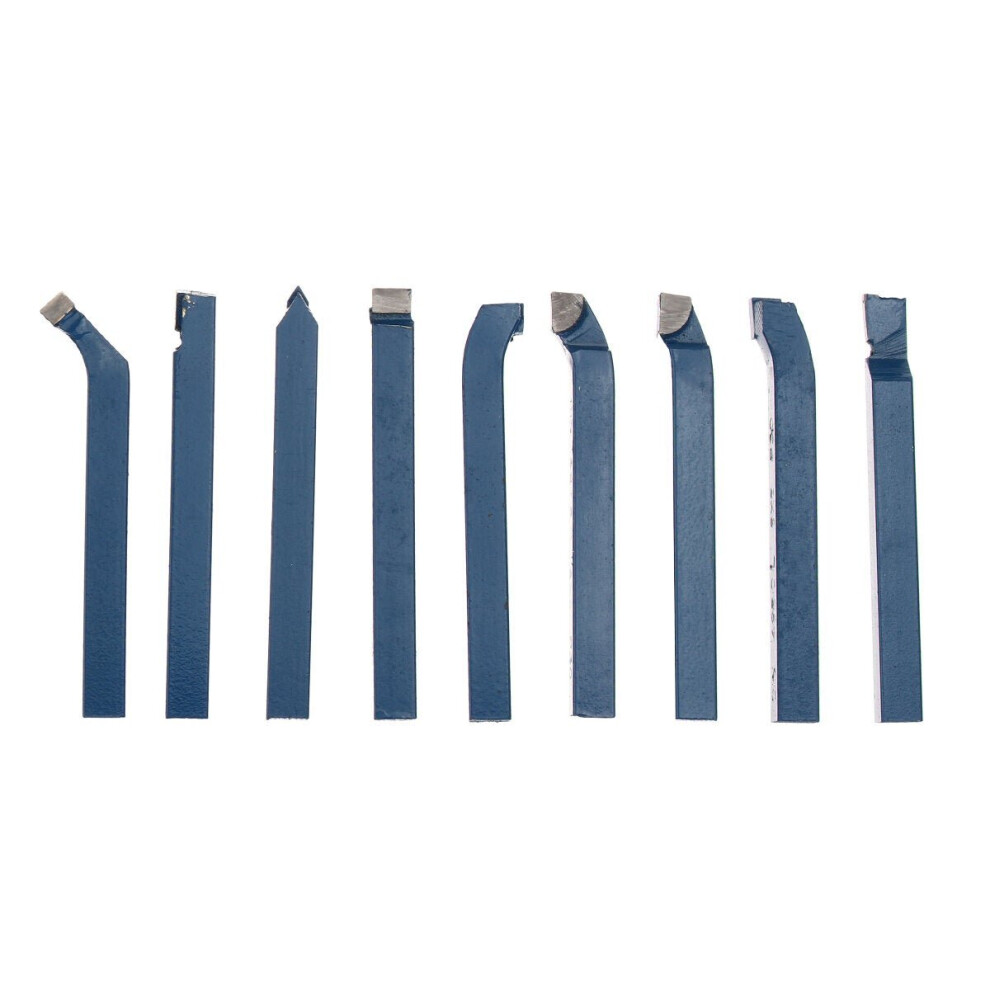 (10×10mm (paper box)) 11pcs 8mm 10mm Carbide Tip Turning Tool Holder CNC Lathe Tools