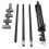 200*200cm Large Aluminium Photography Background Support Stand System Clips 3