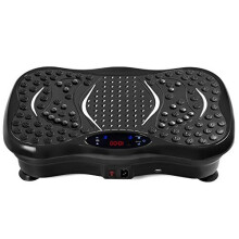 Hopopular 350Lbs Fitness Vibration Plate Trainer Full Body Exercise Vibration Plate Machine with 3 Levels Massage Remote Bluetooth USB Music Fitn