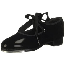 Capezio Toddler/Little Kid Jr.Tyette N625C Tap Shoe, Black Patent, 2 Little Kid W