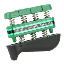 Cando 10-0742 Hand exerciser - finger grip strengthener Digi-Flex, green (medium)