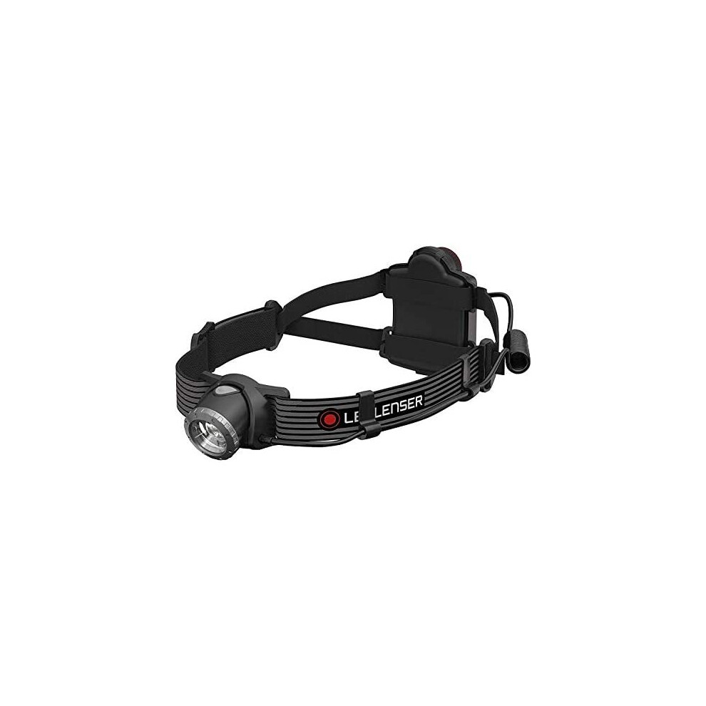 Ledlenser H7R SE Headlamp LED, All-Round Head Torch, 400 Lumens, 200 Metre Beam Range, 30 Hours Light Time, Focusable, with Rear Light, incl. Bat