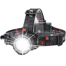 BORUiT 1000 Lumens T6 LED Head Torch with White Light,3 Modes 1000 Lumens Zoomable headlamp,IPX4 Waterproof LED Headlight for Running, Camping, H