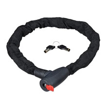 Bluetooth Smart Bicycle Lock, Smartphone Control Waterproof Chain Lock, 110dB High Decibel Vibration Alarm Anti Theft Bike Lock