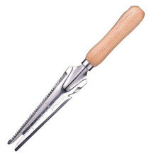 NC 1PPCS Wooden handle Manual Weeder Tool Weed Puller Garden Weeder Shovel for Garden Digging Transplanting Weeding Grass