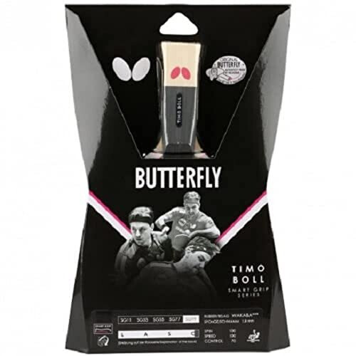 Butterfly SG99 Table Tennis Bat, Black and Red, One