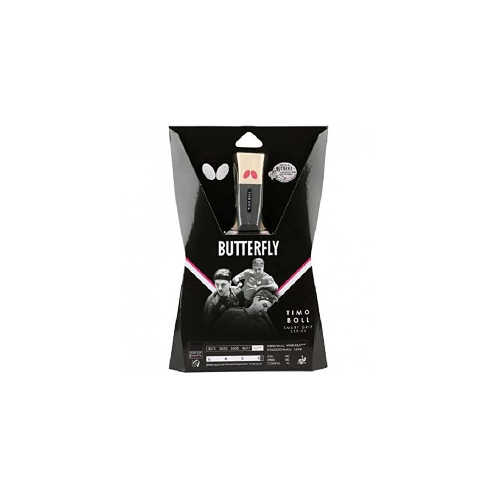 Butterfly Sg99 Table Tennis Bat, And One Black/Red
