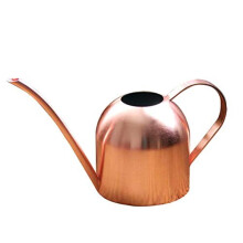 Yardwe 1PCS Copper Watering Can Small Water Can for Indoor Outdoor House Plants 1000ml