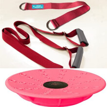 Correa para estirar las piernas y tabla de equilibrio de ballet, 2 piezas. Set de entrenador central de disco de estiramiento y equipo de flexibi
