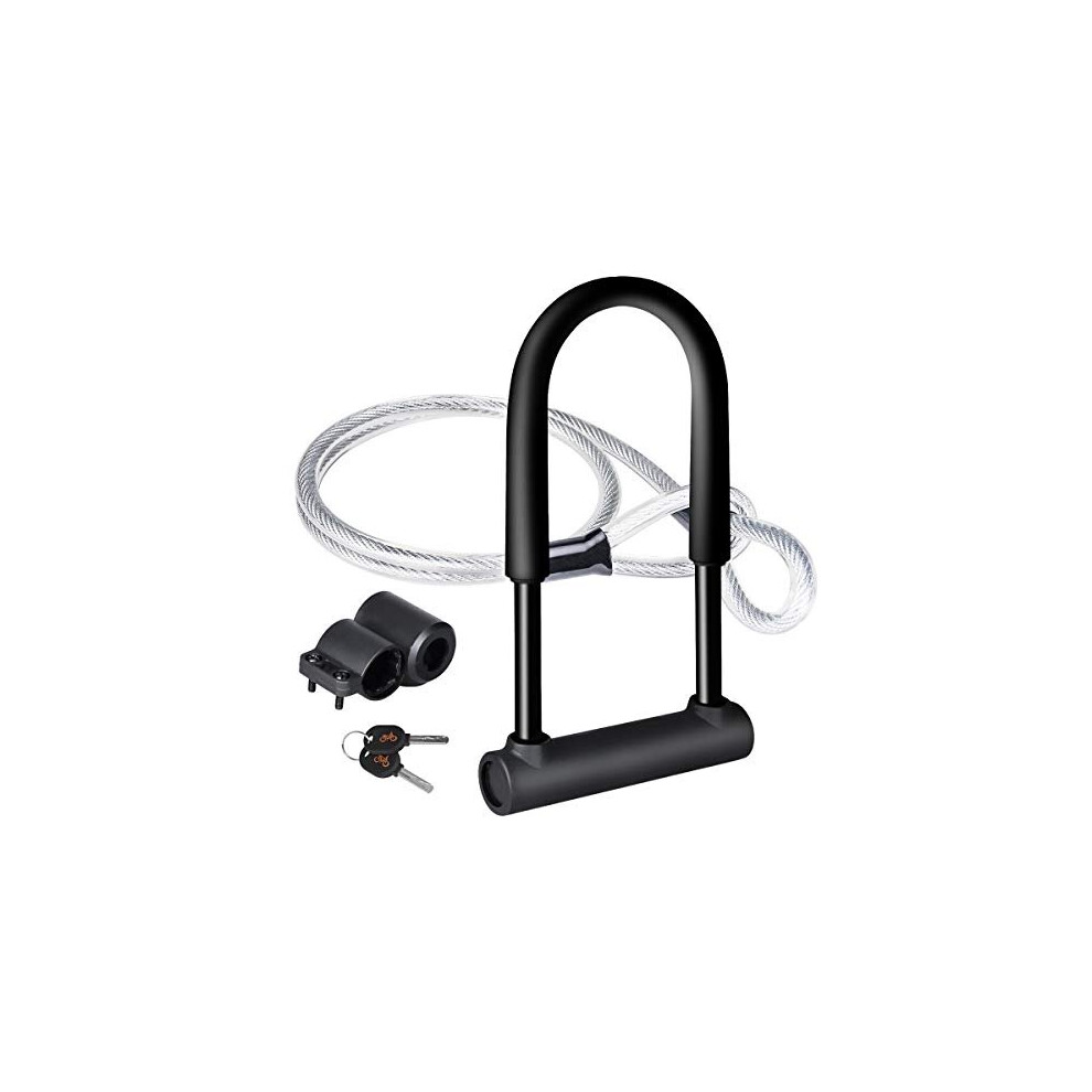 Bosvision Ultra-Secure 4-Digit Combination Lock With 3 Feet Retractable Cable For Bike, Ski, Snowboard And Stroller 723990219008