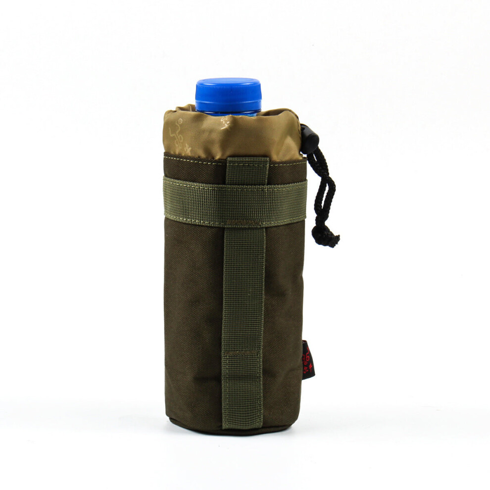 (Green) Outdoor Fishing Camping Hiking Bag Water Bottle Bag Kettle Pouch