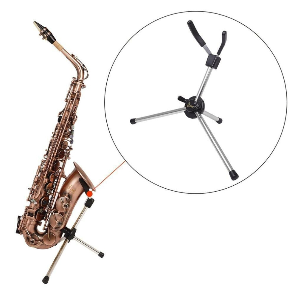 Alto Saxophone Musical Universal Sax Portable Holder Foldable Bracket Adjustable Stand Instruments Accessories