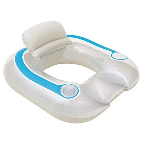 Bestway Chaise de natation gonflable bleue Bestway 43097 1