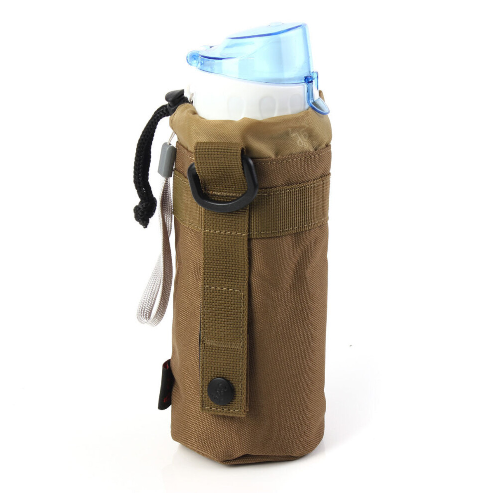 (Camo) Outdoor Fishing Camping Hiking Bag Water Bottle Bag Kettle Pouch