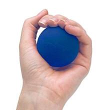 Exercise Stress Ball for Hand by TheraBand, Finger & Forearm Resistance Training, Motor Skills, Range Motion, Blue, One Size