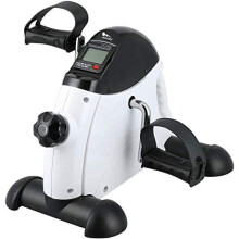 Himaly Mini Exercise Bike Portable Pedal Exerciser Gym Fitness Leg Arm Training Adjustable Resistance with LCD Display for Women and Men