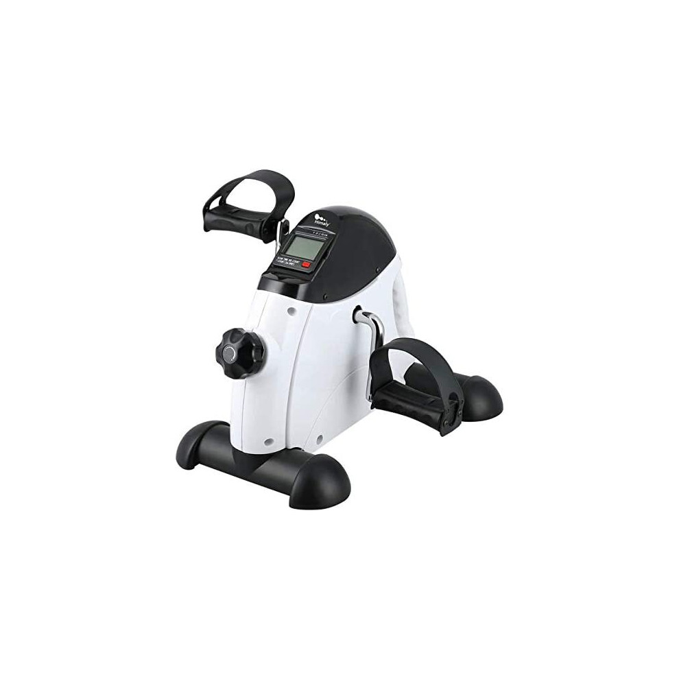 Himaly Mini Exercise Bike Portable Pedal Exerciser Gym Fitness Leg Arm Training Adjustable Resistance With Lcd Display For Women And Men