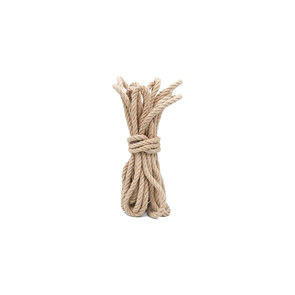 Kinglake 12 Mm Thick Jute Rope String 10 M Hemp Rope Strong Jute Garden Twine For Wrapping, Home Decoration, Gardening Bundling 710382888171