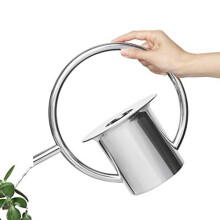 Umbra Quench Stainless Steel Watering Can, Pot for Outdoor or Indoor Plants