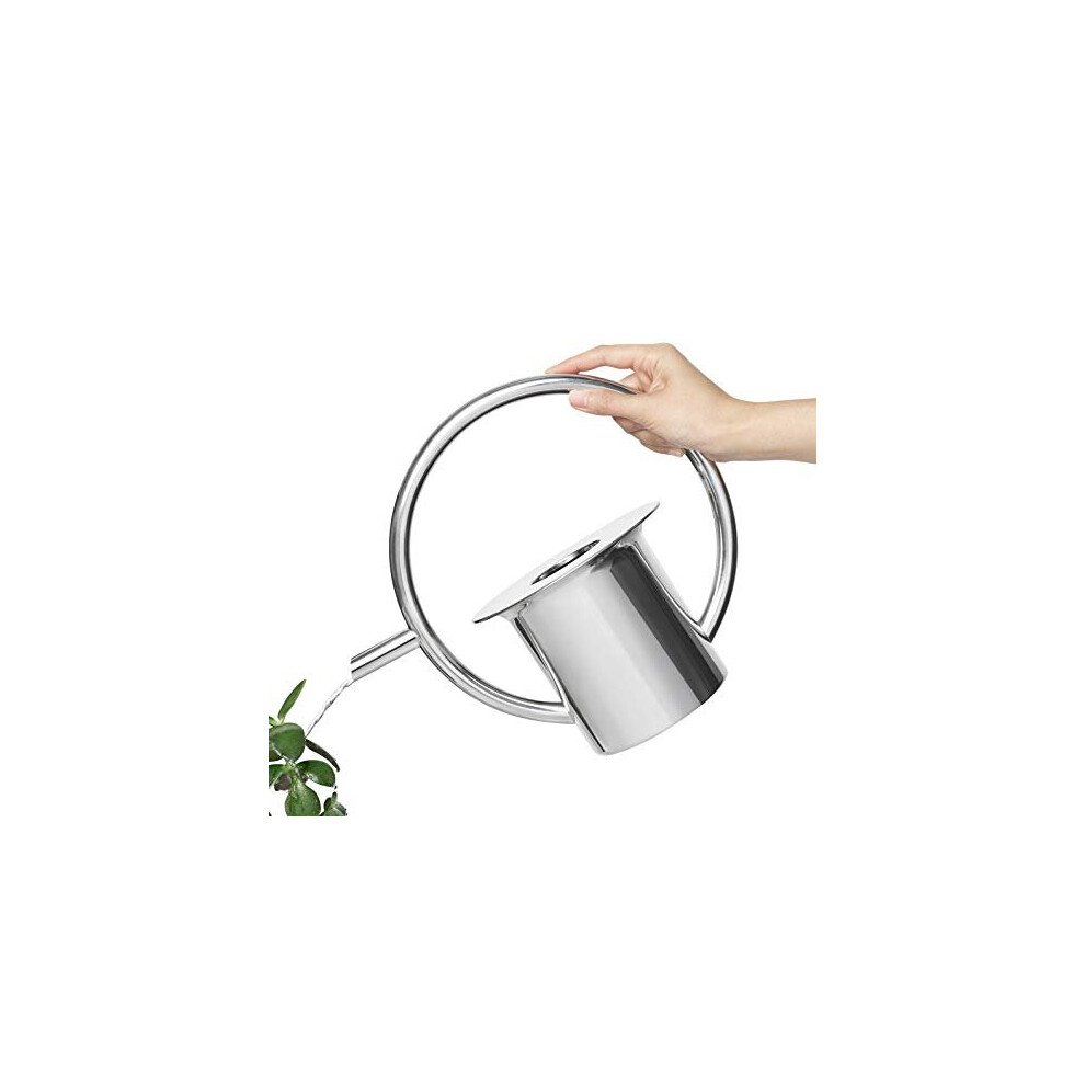 Umbra Quench Stainless Steel Watering Can, Pot for Outdoor or Indoor Plants