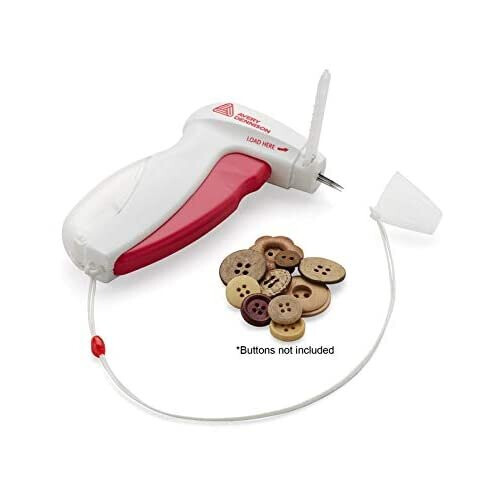 Avery Fasteners BUTTONEER RED/White 1