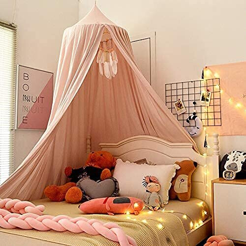 Ciel De Lit pour Bébé Enfants Crib Tent Dome Mosquito Net Curtains Solid Colour Princess Crib Tent Changing Room Tent Bedroom Decoration(Size:65cm * 250cm * 400cm,Color:R Ciel De Lit pour Bébé Enfants Crib Tent Dome Mosquito Net Curtains Solid Colour Princess Crib Tent Changing Room Tent Bedroom Decoration(Size:65cm * 250cm * 400cm,Color:R