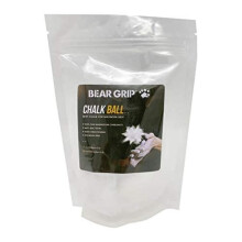 BEAR GRIP - CHALK BALL - Sports Chalk for Sweat Free Hands and Maximum Gripin Weight Lifting, Crossfit, Rock Climbing, Gymnastics, Pole Dancing,