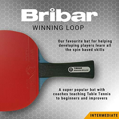 BRIBAR Winning Loop Table Tennis Bat + Case 2