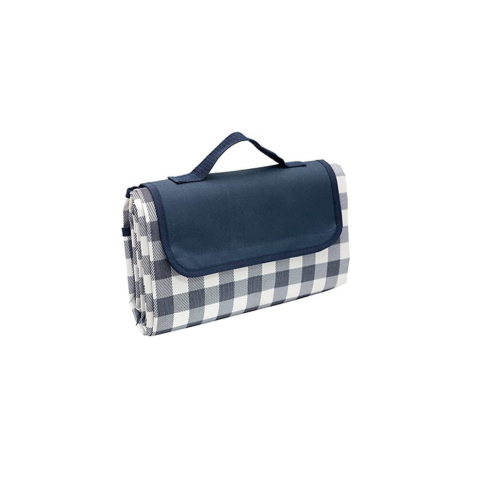 Pelle & Sol Picnic Blanket, Foldable Outdoor Beach Blanket, Waterproof, Sand proof, Machine Washable, Slip Resistant With With Carrying Handle fo