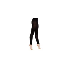 Silky Footless Dance Tights Black Girls Sizes 10% Spandex