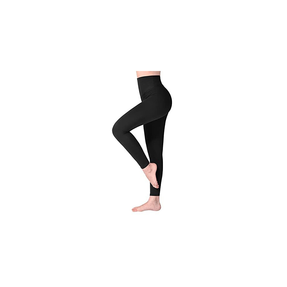 SINOPHANT Plus Size Leggings for Women, High Waisted Tummy Control Buttery  Super Soft Black Yoga Pants for Workout