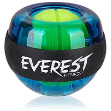EVEREST FITNESS Gyro Ball For Hand, Wrist and Forearm Strengthering - Gyroscope Ball, Shoulder And Arm Muscle Training With Rubberised Grip Consi