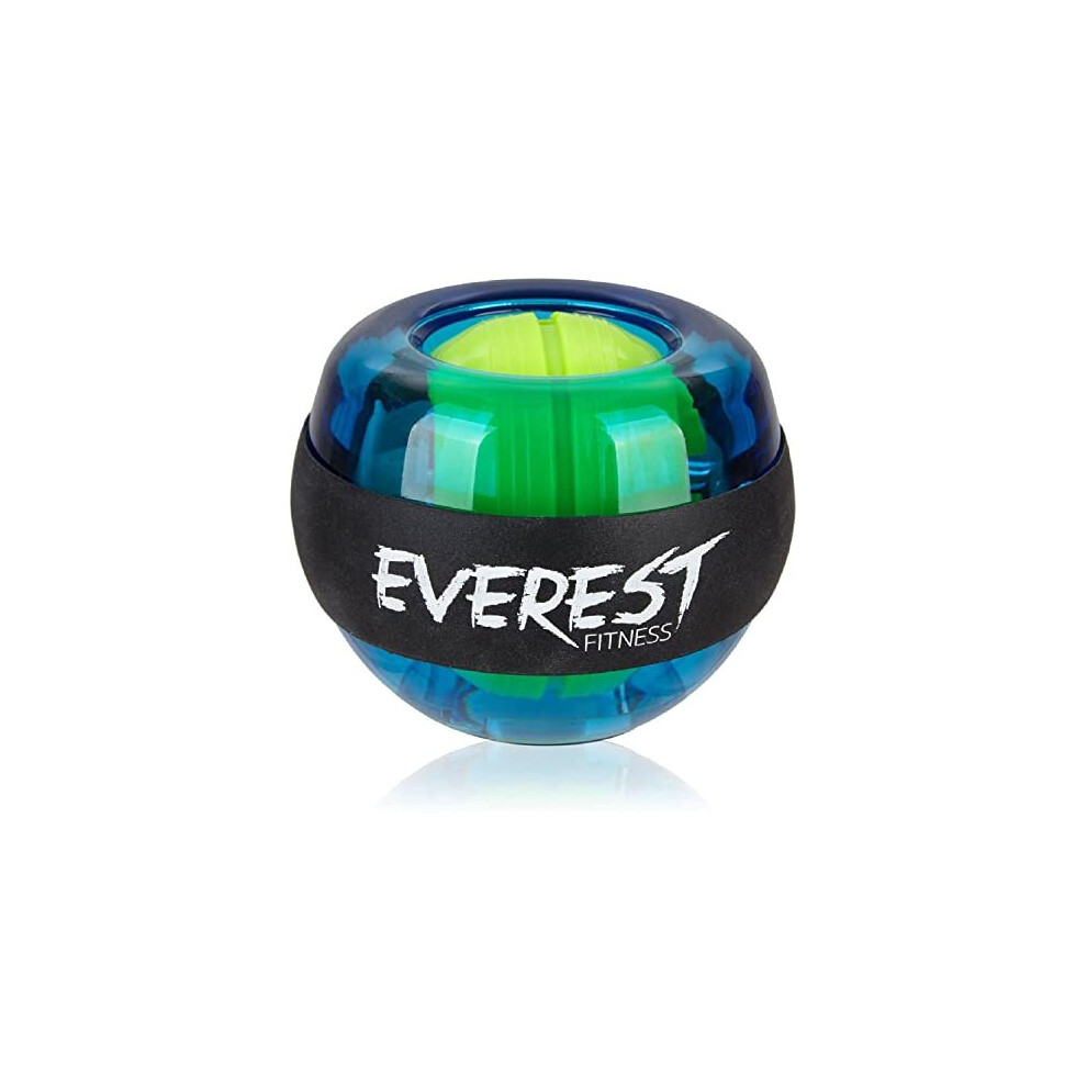 Everest Fitness Gyro Ball For Hand, Wrist And Forearm Strengthering - Gyroscope Ball, Shoulder And Arm Muscle Training With Rubberised Grip Consi