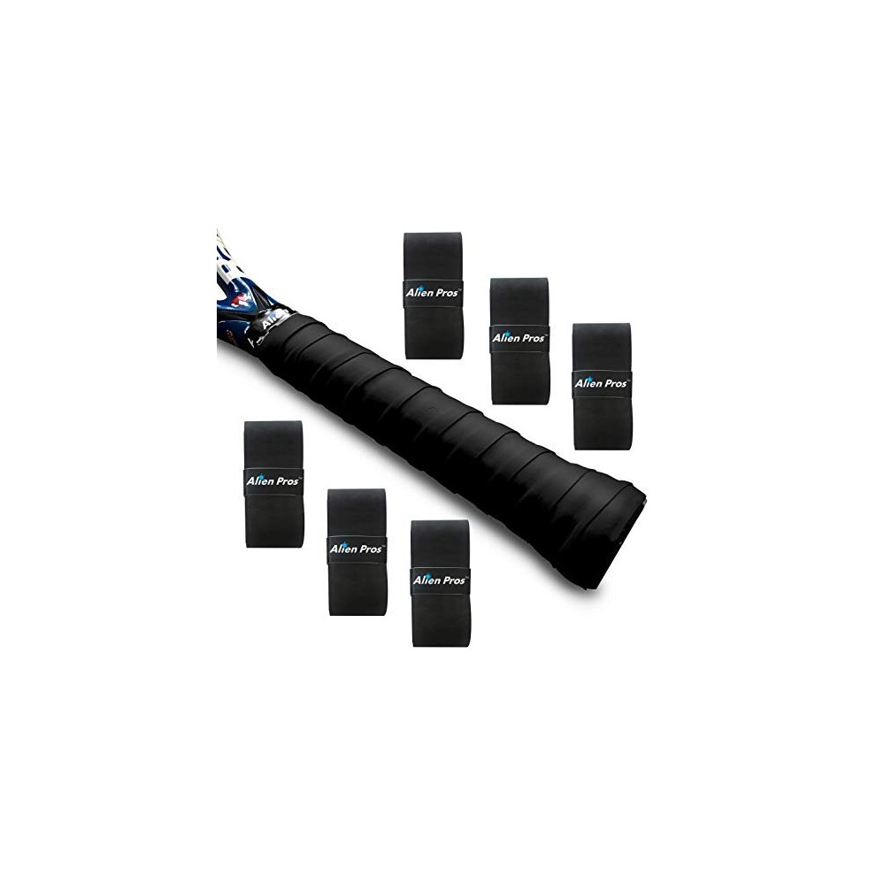 Alien Pros Tennis Racket Grip Tape - Precut and Dry Feel Tennis Grip - Tennis Overgrip Grip Tape Tennis Racket - Wrap Your Racquet for High Perfo 
