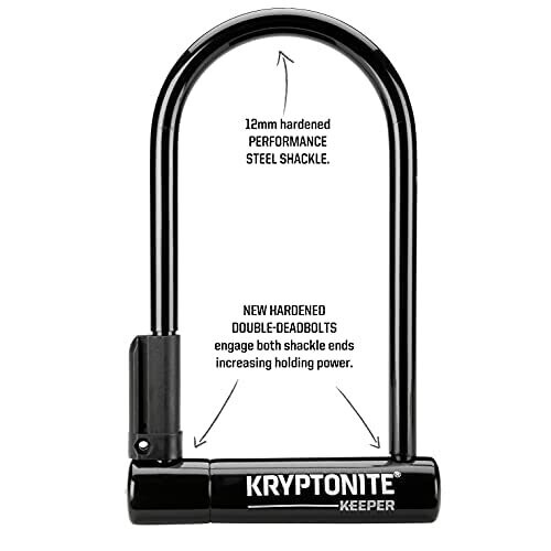 Kryptonite ABUS Pro Shield 5950 R Frame Lock - Key Not Removable When Lock Open - Bicycle Lock with ABUS Security Level 9 2