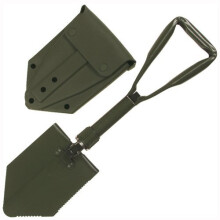 German Army Folding Camping Shovel Spade Saw Case Olive