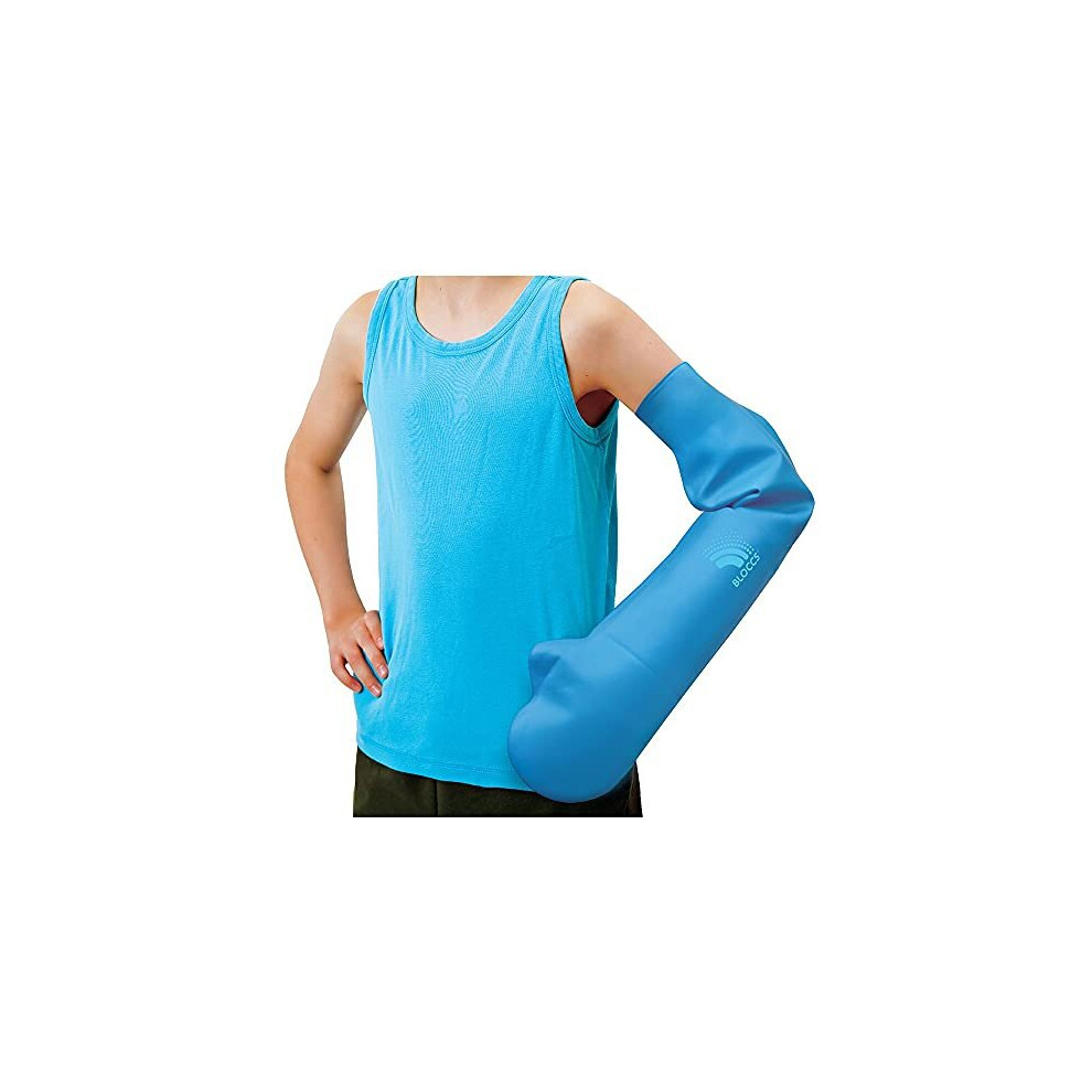 Bloccs Waterproof Cover For Plaster Cast Arm, Swim, Shower & Bathe. Watertight Protector - #Cfa73-L - Child Full Arm (Large)