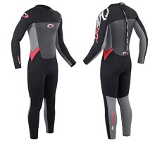 Osprey Men's Full Length 5mm Wetsuit, Winter Wetsuit, Adult Neoprene Surfing Diving Wetsuit, Pro, Black
