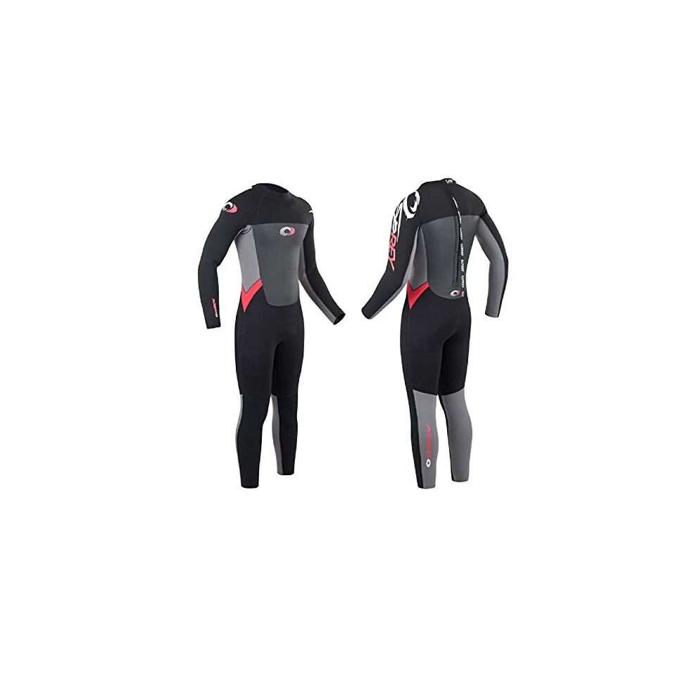 Osprey Men's Full Length 5mm Wetsuit, Winter Wetsuit, Adult Neoprene Surfing Diving Wetsuit, Pro, Black