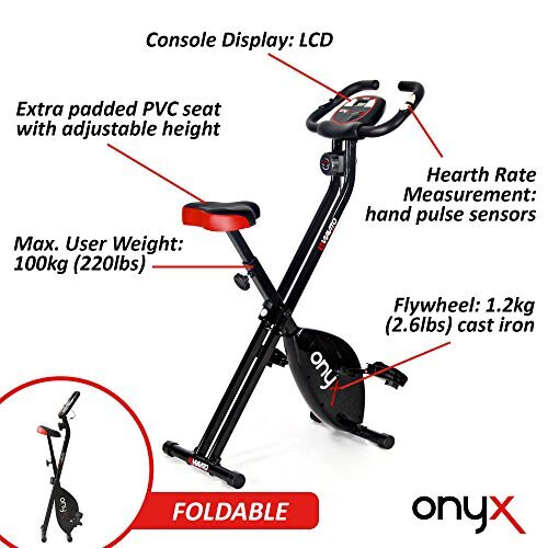 VIAVITO Onyx Folding Exercise Bike 1