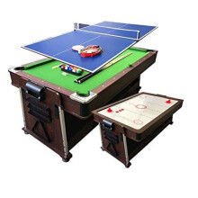 7Ft Green Pool Table Billiard + Air Hockey + Tennis Table + Cover plan for table