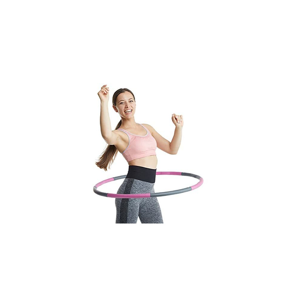 Klington Hula Hoop - Fitness Hoop for Fast Weight Loss - High Quality Hula Hoop 1.2 kg - Hula Hoop with 1 m Diameter - Hula Hoop with Bag and Tap