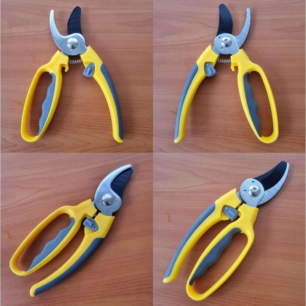 New Pro Quality Deluxe Ratchet Secateurs Pruning Garden Pruners Secateur