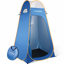 Alpcour Portable Pop Up Tent  Privacy Tent for Portable Toilet, Shower and Changing Room for Camping and Outdoors  Spacious, Extra Tall and Wat