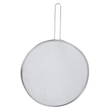 Stainless Steel Oil Grease Splatter Screen Guard Kitchen Cooking Oil Splashing Shield Mesh Cover, 25cm