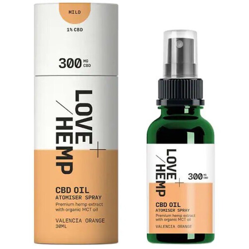 Love Hemp Oil Atomiser Spray 30ml - 300mg